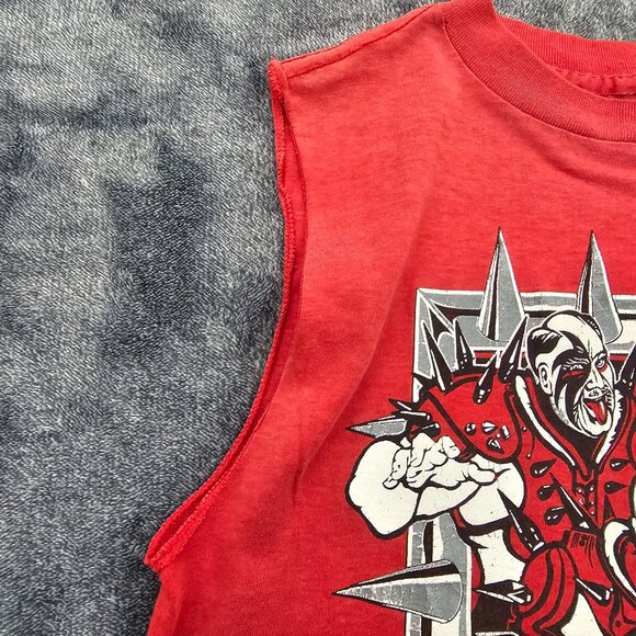 Vintage 1990 LEGION OF DOOM Road Warriors WWF T- Shirt Hawk & Animal Wrestling - Picture 4 of 16